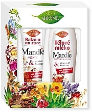 Fragrances, Perfumes, Cosmetics Set - Bione Cosmetics Mandle (h/balm/200ml + b/lot/500ml)