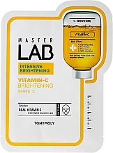 Fragrances, Perfumes, Cosmetics Vitamin C Face Sheet Mask - Tony Moly Master Lab Vitamin C Mask