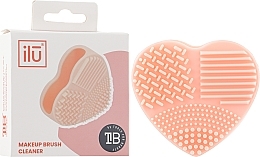 Brush Cleanser "Heart", orange - Ilu Brush Cleaner Orange — photo N2