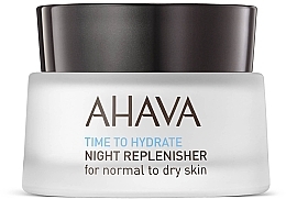 Fragrances, Perfumes, Cosmetics Nourishing Night Cream - Ahava Time To Hydrate Night Replenisher Normal to Dry Skin