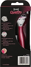 Disposable Razors, 1 pcs - Wilkinson Sword Quattro for Women Gift Box — photo N2