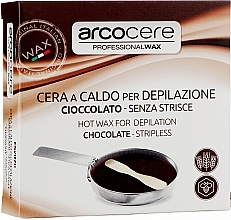 Fragrances, Perfumes, Cosmetics Epilation Set with Bow, chocolate - Arcocere Professional Wax Chocolate