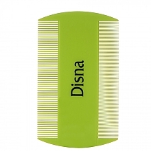 Fragrances, Perfumes, Cosmetics Thin-Toothed Comb, double-sided 9.5 cm, Pe-139, green - Disna