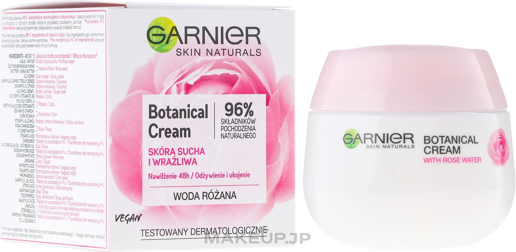 Face Cream - Garnier Skin Naturals Botanical Rose Water — photo 50 ml