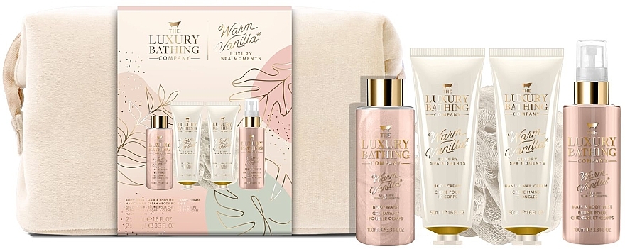 Set, 6 products - Grace Cole The Luxury Bathing Warm Vanilla Set — photo N1