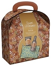 Fragrances, Perfumes, Cosmetics Tesori d`Oriente Fior di Loto - Set (edp/100 ml + b/cr/75 ml + bag)