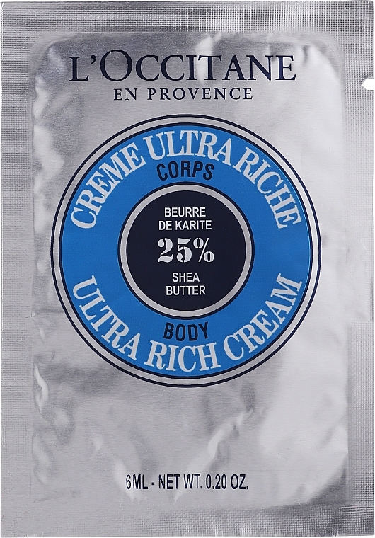 Body Cream - L'occitane Shea Butter Ultra Rich Body Cream (sample) — photo N1