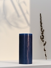 Fragrances, Perfumes, Cosmetics Cylinder Candle, diameter 7 cm, height 15 cm - Bougies La Francaise Cylindre Candle Blue