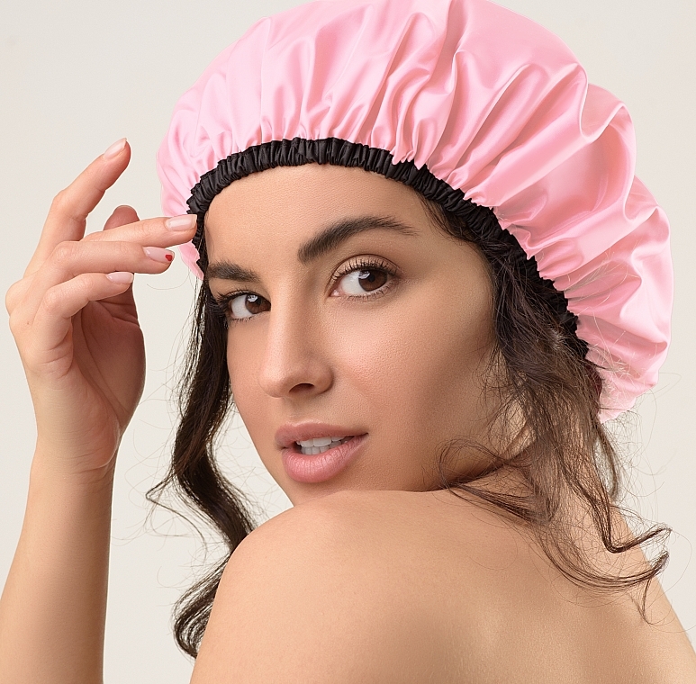 Chic Shower Cap, pink - MAKEUP Bath Cap Pink — photo N2