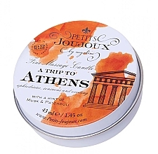 Fragrances, Perfumes, Cosmetics Musk & Patchouli Massage Candle - Petits JouJoux Mini A Trip To Athens