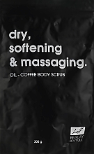 Fragrances, Perfumes, Cosmetics Anti-Cellulite Coffee Scrub for Dry Massage - Luff Oil-Coffee Body Scrub