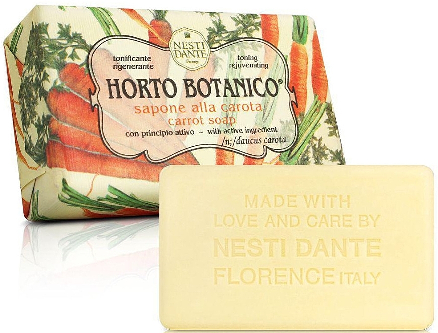 Soap "Carrot" - Nesti Dante Horto Botanico Carota Soap — photo N1