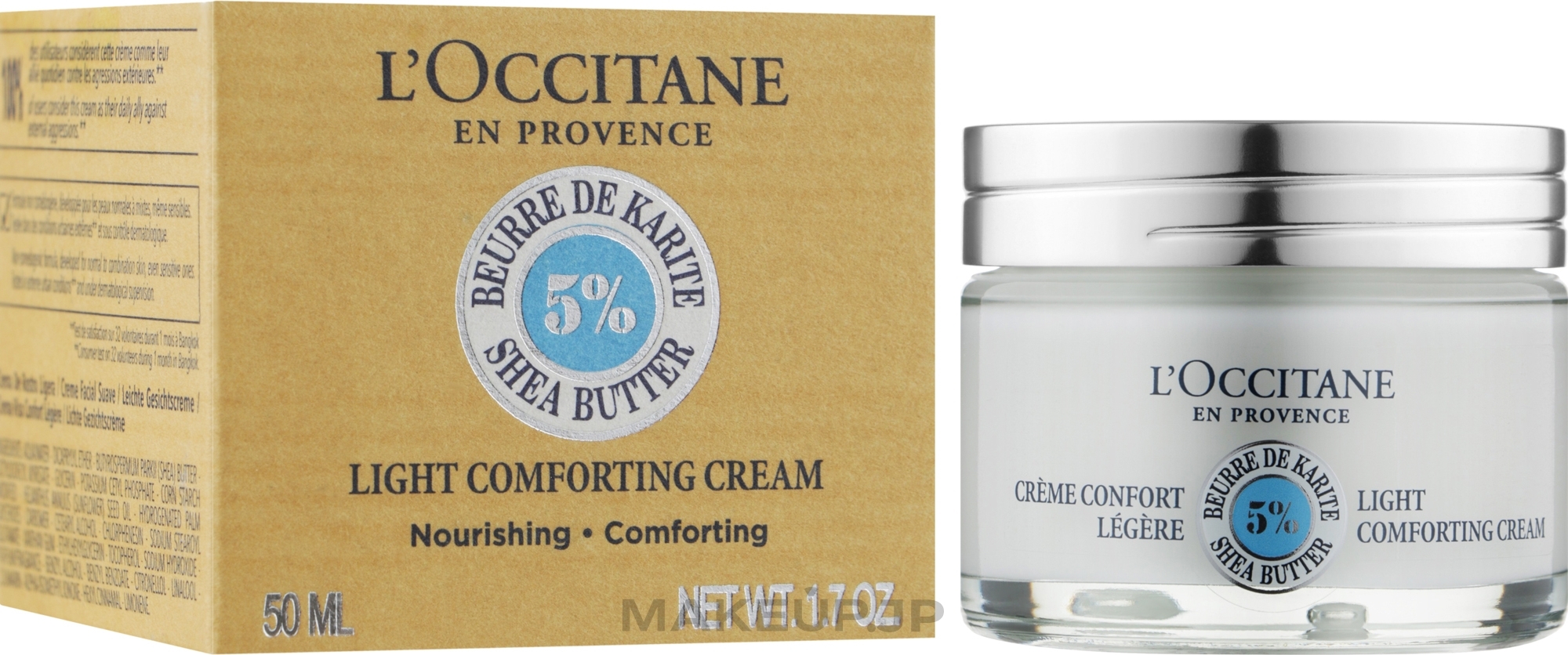 Light Face Cream - L'occitane Light Face Cream — photo 50 ml