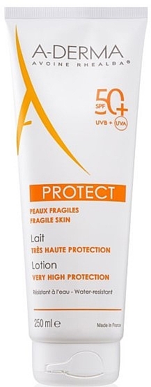 Sun Lotion SPF 50+ - A-Derma Protect Lotion Very High Protection SPF50+ — photo N1