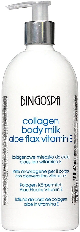 Collagen Body Lotion with Aloe & Vitamin E - BingoSpa — photo N1