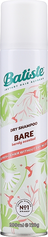 Dry Shampoo - Batiste Dry Shampoo Natural & Light Bare — photo N1