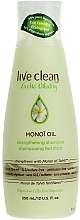 Fragrances, Perfumes, Cosmetics Strengthening Shampoo - Live Clean Monoi Oil Moisturizing Shampoo