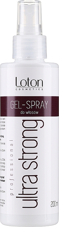 Ultra Strong Hold Gel Spray - Loton Gel-Spray — photo N1