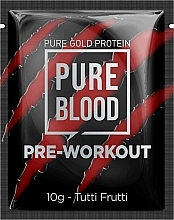 Fragrances, Perfumes, Cosmetics Tutti Frutti Pre-Workout Complex 'Pure Blood',sachet - PureGold Pre-Workout Tutti Frutti