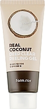 Fragrances, Perfumes, Cosmetics Peeling Gel with Coconut Oil - FarmStay Real Coconut Deep Clear Peeling Gel