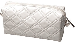 Fragrances, Perfumes, Cosmetics Makeup Bag 19.5x6x10 cm, white glossy - Titania Cosmetic Bag White