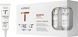 Fragrances, Perfumes, Cosmetics Hair Strengthener for Damaged Hair - Montibello Treat NaturTech Keratin Force Power