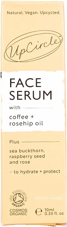 Face serum - UpCircle Face Serum with Coffee + Rosehip Oil Travel Size (mini size) — photo N2