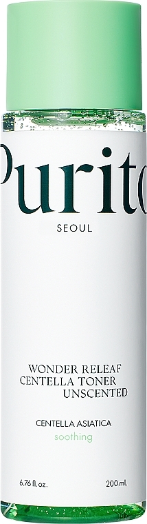 Soothing Centella Asiatica Toner without Essential Oils - Purito Seoul Wonder Releaf Centella Toner Unscented — photo N1