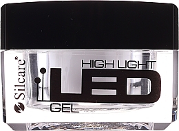 Nail Extension Gel - Silcare High Light LED Milkshake — photo N1