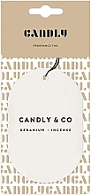 Fragrances, Perfumes, Cosmetics Fragrance Tag - Candly & Co No.1 Geranium Incense Fragrance Tag