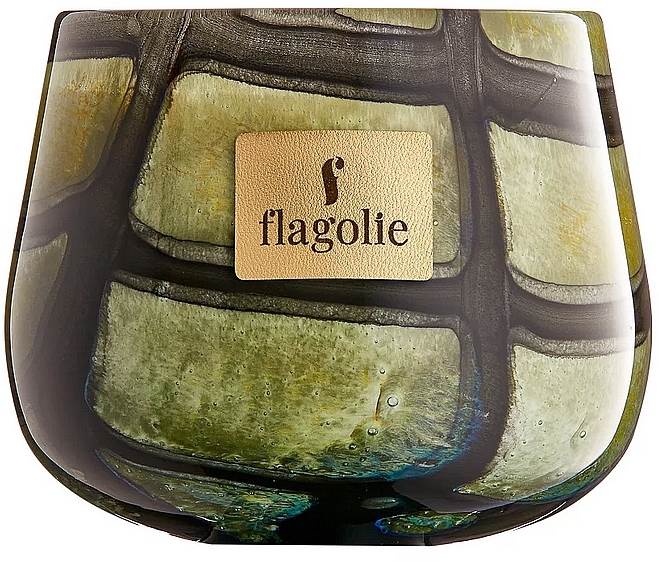 Jasmine & Cedar Scented Candle in Glass, 3 wicks - Flagolie — photo N1