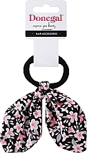 Fragrances, Perfumes, Cosmetics Hair Tie, FA-5621, black/pink - Donegal