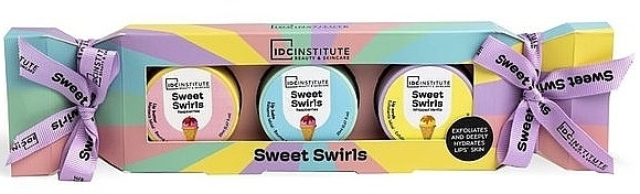 Set - IDC Institute Sweet Swirls Lip Trio (l/scrub/20ml + l/balm/20ml + l/butter/20ml) — photo N1