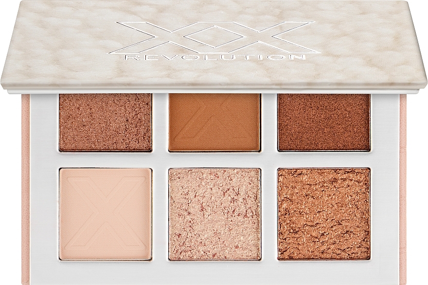 Eyeshadow Palette, 6 shades - XX Revolution Flexx Eyeshadow Palette — photo N1