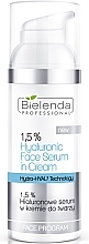 Fragrances, Perfumes, Cosmetics Hyaluronic Facial Serum - Bielenda Professional Face Program 1.5% Hyaluronic Face Serum In Cream