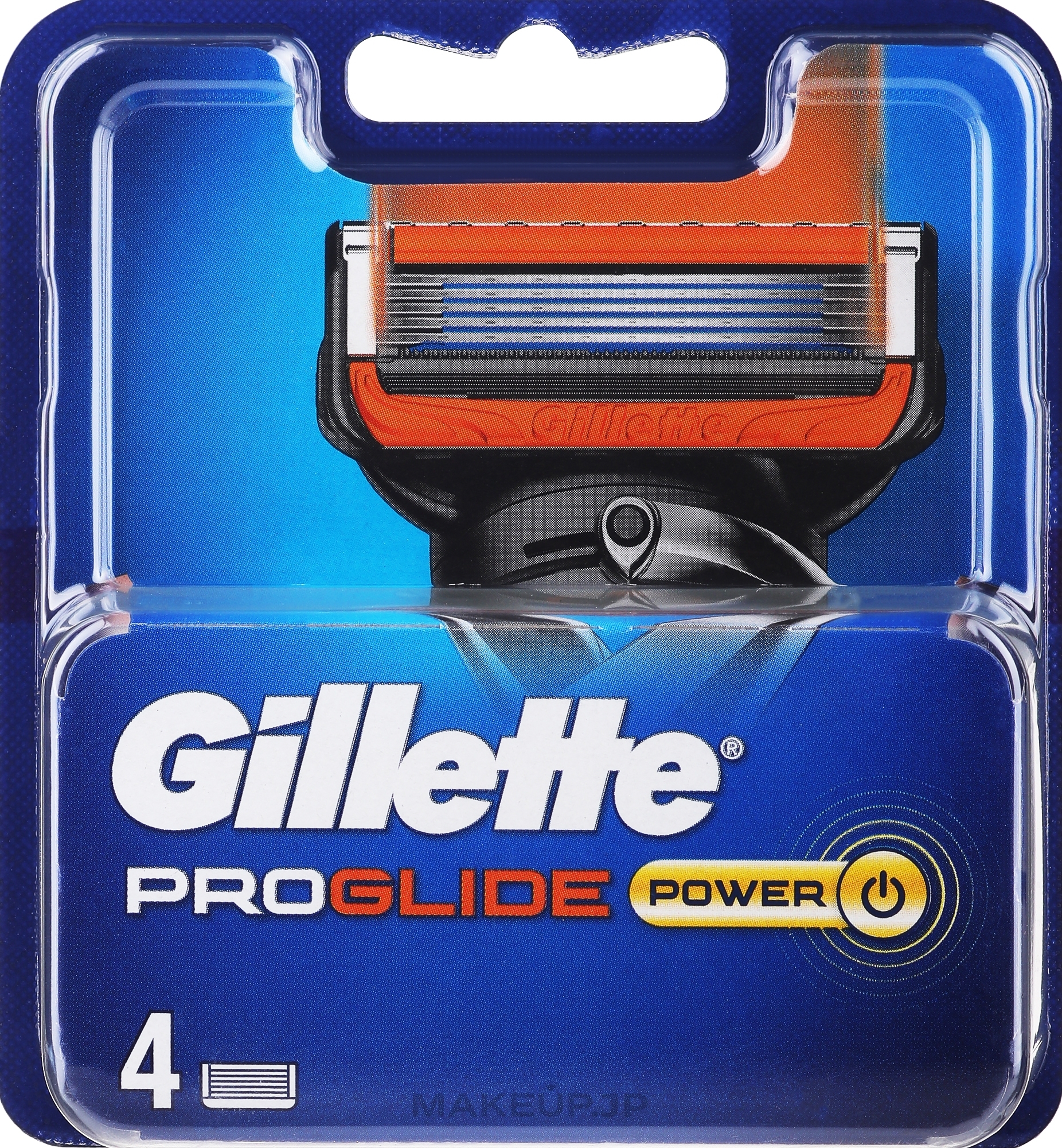 Shaving Cartridges, 4 pcs. - Gillette Fusion5 ProGlide Power — photo 4 ЊВ.