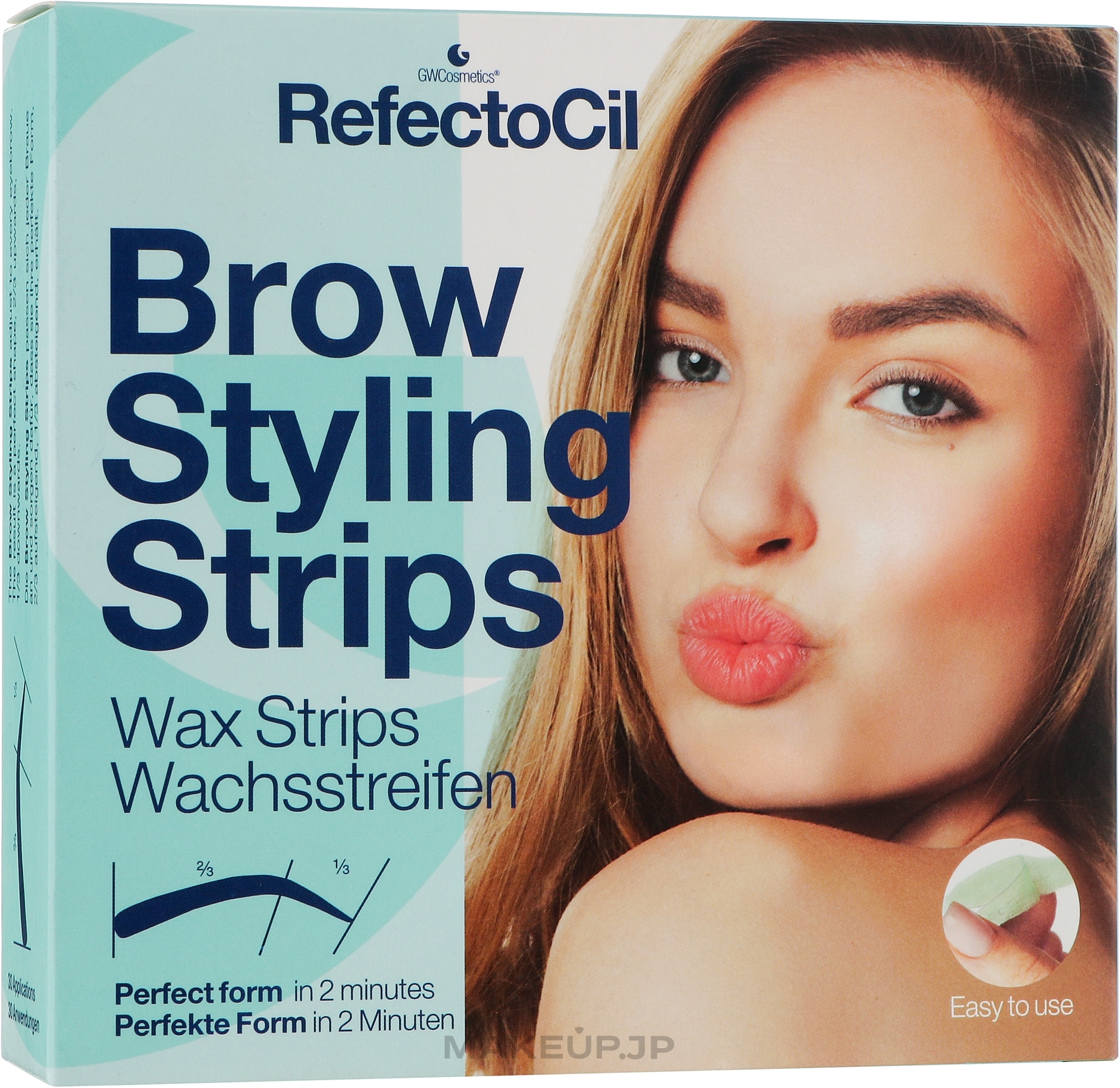 Wax Strips for Eyebrows - RefectoCil Brow Styling Wax Strips — photo 30 szt.