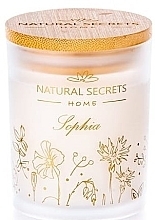 Fragrances, Perfumes, Cosmetics Scented Candle 'Sofia' - Natural Secrets