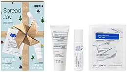 Fragrances, Perfumes, Cosmetics Set - Korres Spread Joy Greek Yoghurt Glow Recipe Set (f/wash cr/20ml + eye/gel/15ml + f/mask/20ml)