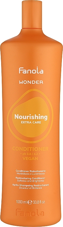 Intensive Hydration and Hair Reconstruction Conditioner - Fanola Wonder Nourishing Conditioner — photo N2