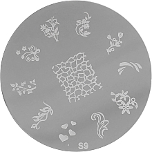 Fragrances, Perfumes, Cosmetics Stamping Plate, S9 - Ronney Professional