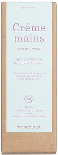 Lavender Hand Cream - Manucurist Lavande Vraie Hand Cream — photo N2