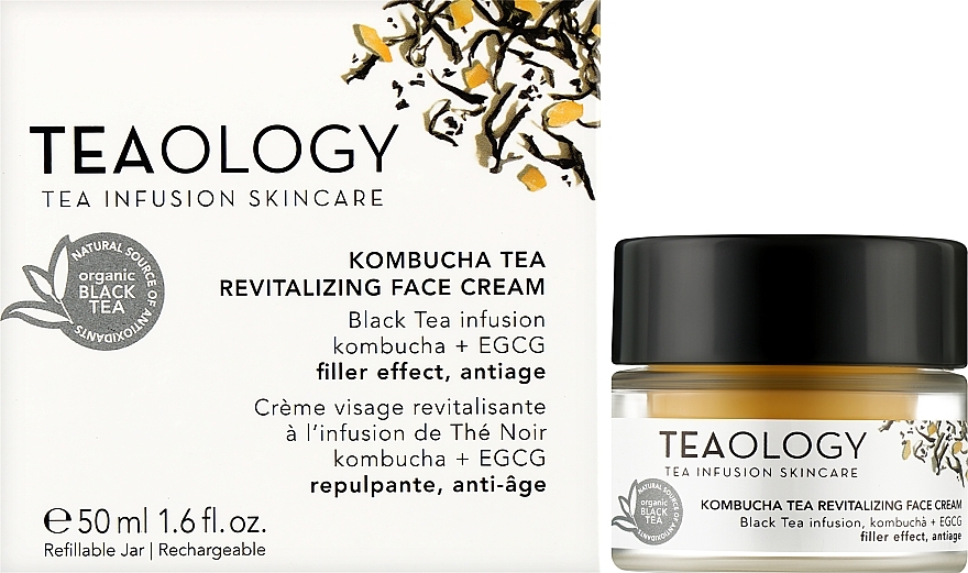 Revitalizing Face Cream - Teaology Kombucha Tea Revitalizing Face Cream — photo N2