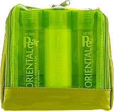 Fragrances, Perfumes, Cosmetics Oriental Pear Set - Body Resort Oriental Pear Travel Kit (sh/gel/100ml + b/milk/100ml + sh/100ml)