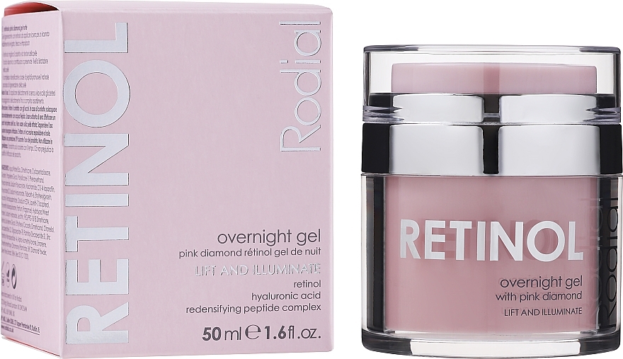 Night Face Gel - Rodial Pink Diamond Retinol Overnight Gél — photo N2