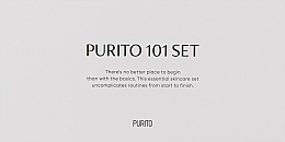 Fragrances, Perfumes, Cosmetics Set - Purito 101 Set (f/gel/30ml + toner/30ml + ser/15ml + cr/12ml + cr/15ml)