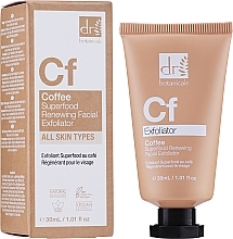 Face Scrub "Coffee" - Dr. Botanicals Coffee Superfood Renewing Facial Exfoliator — photo N2