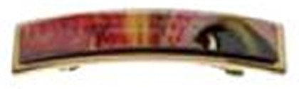 Hair Clip JG45020G KAS, 9 x 2.5 cm, with pattern - Janeke — photo N1