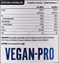 Protein - Applied Nutrition Vegan Pro Chocolate Protein Blend — photo N3