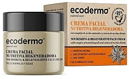 Fragrances, Perfumes, Cosmetics Face Cream - Ecoderma Nourishing & Regenerative Face Cream